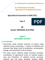 Topic 2-NATIONAL OUTPUT AND DETERMINATION OF EQUILIBRIUM NATIONAL INCOME