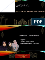 Tauhid Dan Urgensinya Bagi Kehidupan Musliim