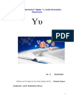 Revista de Matematică " Ypsilon " A Școlii Gimnaziale Pârșcoveni NR 2 Final