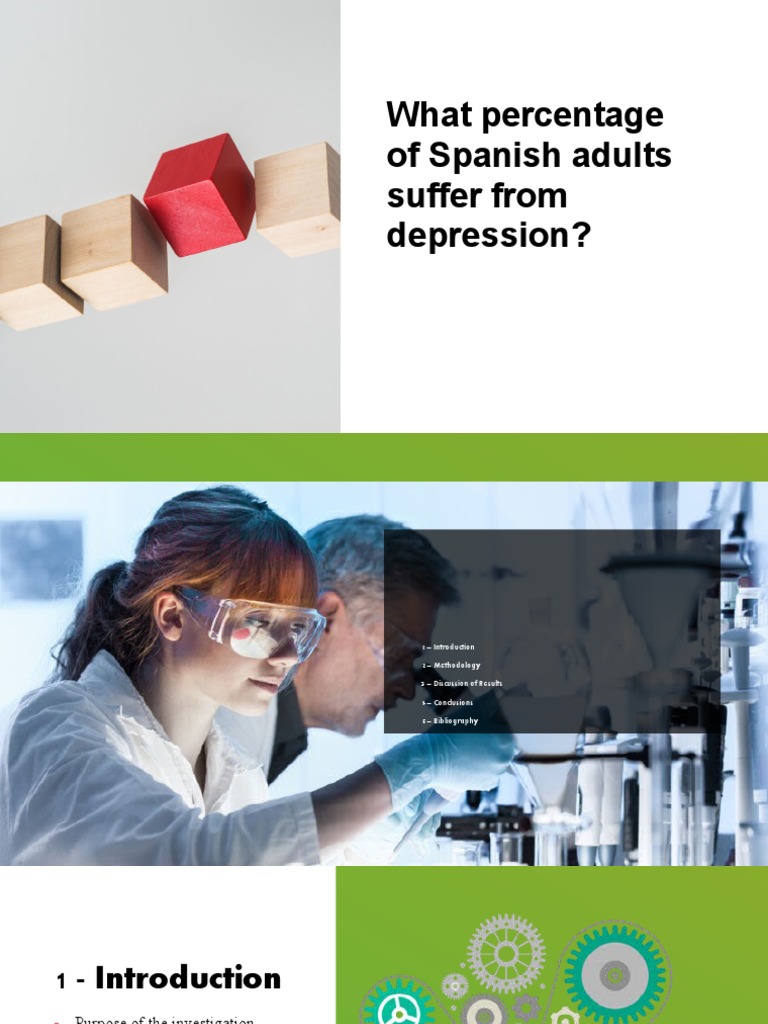 What Percentage of Spanish Adults Suffer From Depression T | PDF ...
