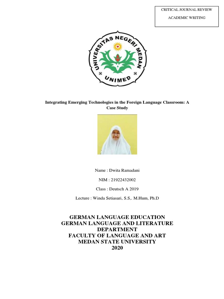 Emerging Tech in Language Education Case Study | PDF | Foreign Language ...