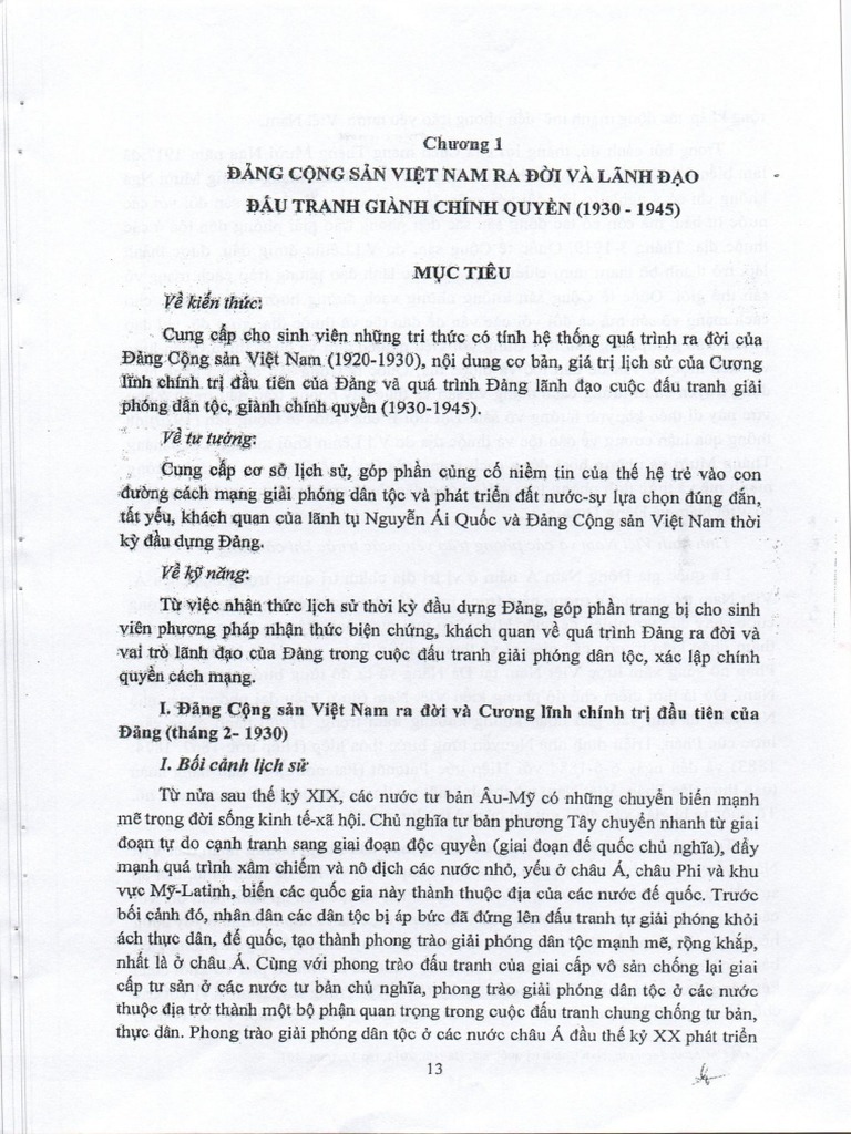 3 giao trinh lich su dang cong san viet nam chuong 1 pdf
