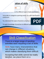 Classification of Skills