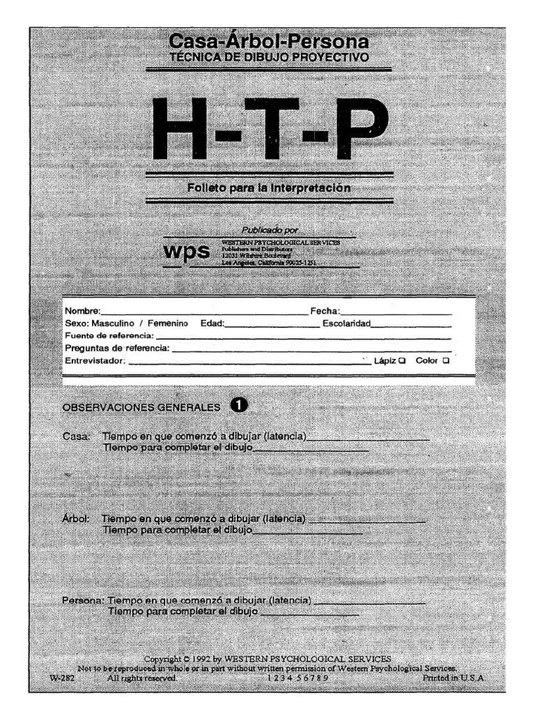 Manual HTP | PDF