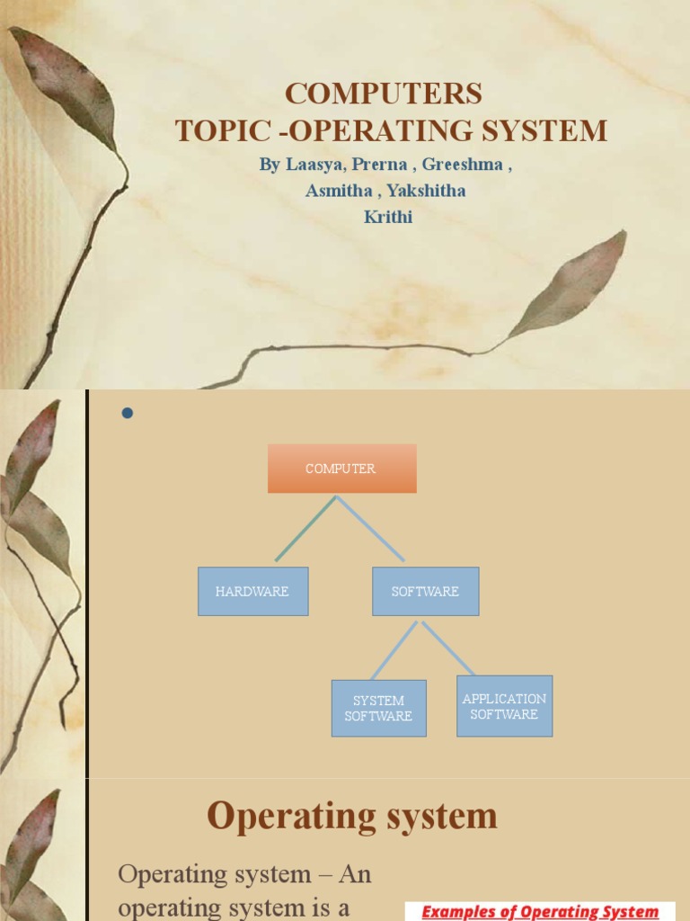 Operating Systems Explained | PDF | Operating System | Software