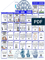 CALENDARIO OCTUBRE 4o PRIMARIA