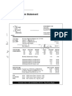 Student Handout - Reading A Bank Statement