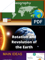 Rotation and Revolution of The Earth