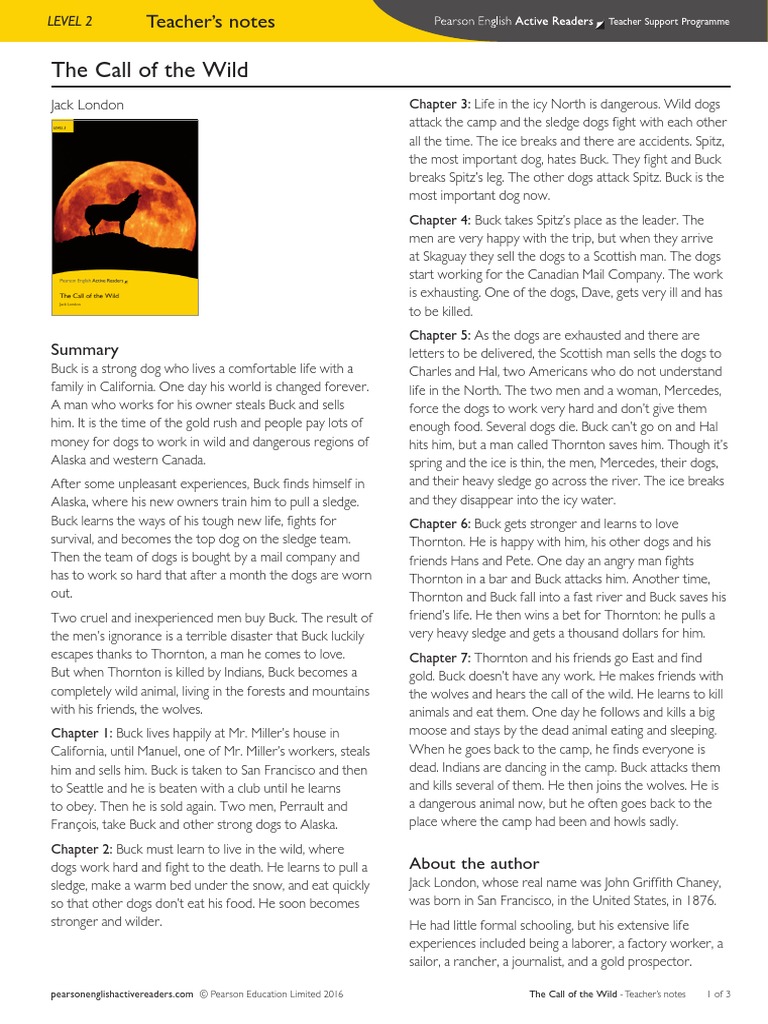 M01 Tcow Rea 02GLB 4402 U01 | PDF | The Call Of The Wild