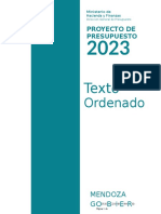 Presupuesto 2023 Mendoza