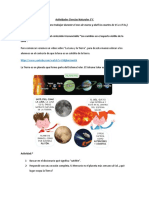 1° Actividad de Ciencias Naturales 3°C