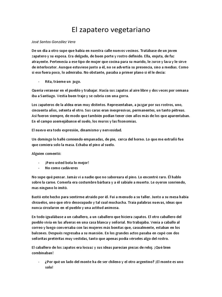 El Zapatero Vegetariano | PDF | Novela negra, policíaca y suspenso