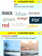 Lesson 2c - A Holiday Quiz