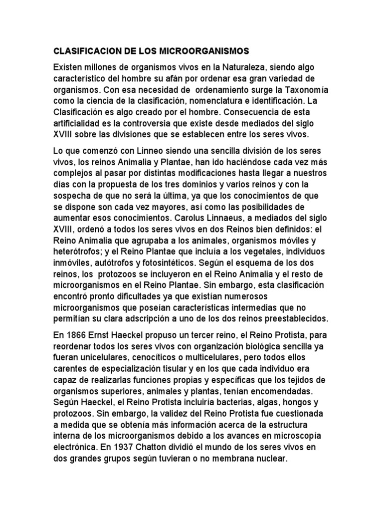 La Importancia de Los Microorganismos en La Industria | PDF | Las ...