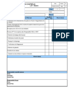 Fiche de Contrôle Revêtement