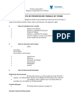 Reglamento Presentación Trabajo Final