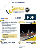 Guia Del Corredor 9a Edicion 15K Nocturna Valencia Banco Mediolanum