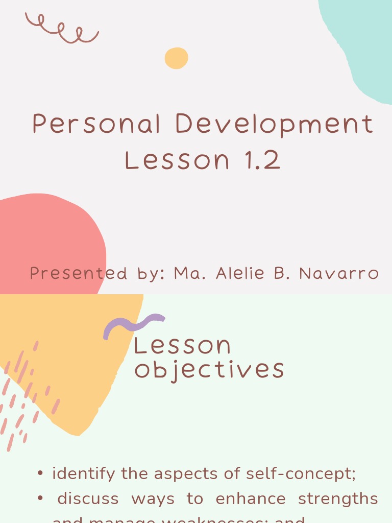 Personal Development Lesson 1.2 | PDF | Experience | Idea