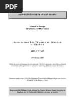Download ECHR  Jehovah Witnesses v France  Application by ECHR News SN59824893 doc pdf