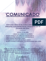 COMUNICADO