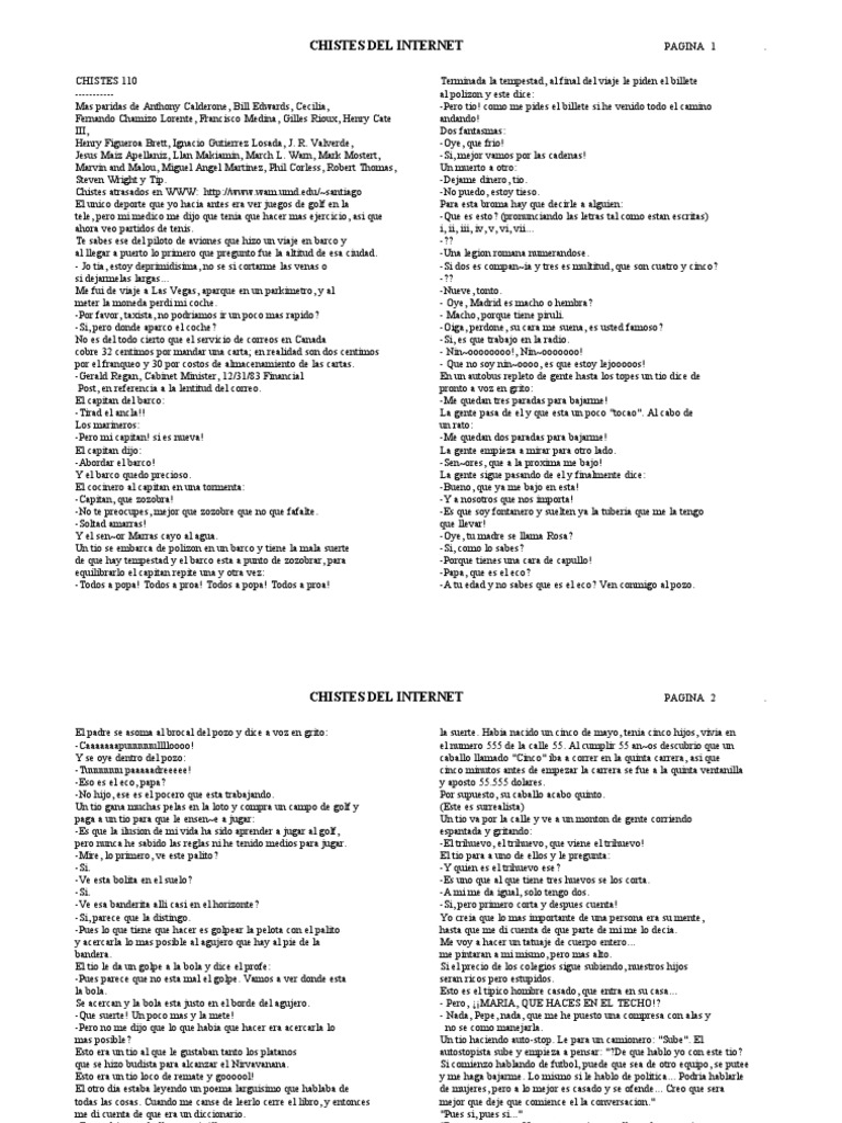 CHISTE 2da Parte | PDF, image size:768x1024