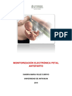 Monitorización Electrónica Fetal Anteparto. 2019