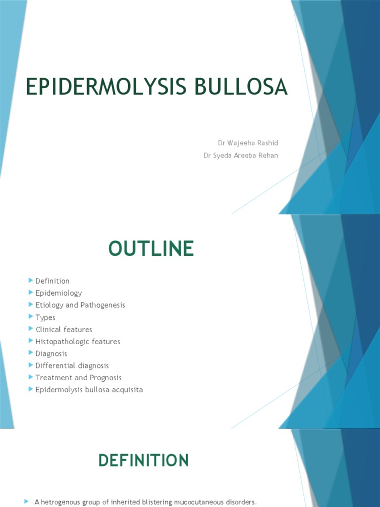 EPIDERMOLYSIS Bullosa | PDF
