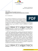 Oficio Ratificacion de Firmas Efren Calapucha