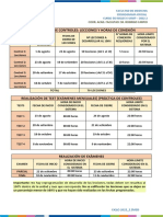Cronograma Inglés II Facultad Medicina USMP 2022-2