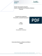 Rentabilidad y factibilidad de proyectos