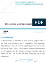 Dimensiones Mínimas de Locales de Trabajo