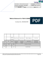 Method Statement For Fabrication (Piping Supports Structure) Rev.C