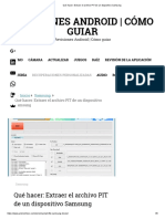 Qué Hacer - Extraer El Archivo PIT de Un Dispositivo Samsung