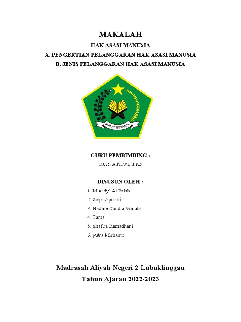 Contoh Makalah Ppkn Kelas 11 Pdf