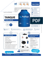 TANQUE - 1100L - AZUL - Uso Comercial