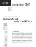 Attac Austria declaracion 2010 Ingles