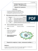 Evaluation Diagnostique SVT Deuxieme Bac Sciences PC PDF 4