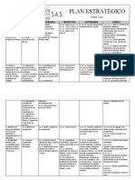 Matriz Plan Estratégico 2021