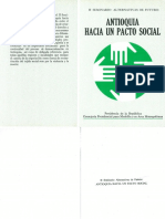 II Seminario Alternativas de futuro: Antioquia hacia un pacto social (1993)