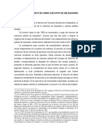 Historia Procedimiento Ejecutivo Obligaciones Tributarias.