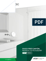 Yeso Carton RH Gyplac - Ficha Tecnica