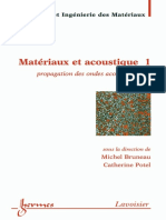 Materiaux Et Acoustique 1 Propagation Des Ondes Acoustiques 1 (Michel Bruneau. Catherine Potel) (Https - Fr.z-Lib - Org)