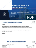 Clase #23 FORMATOS PLAN DE ACCIÓN EDUCATIVA