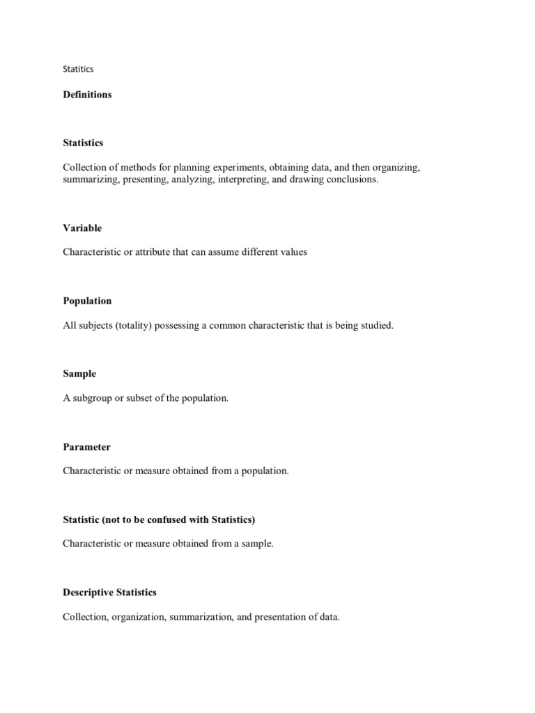 Statitics | PDF | Percentile | Statistics