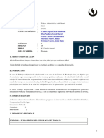 Sílabo Trabajo Subjetividad y Salud Mental