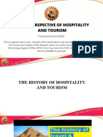 The History of Hospitality and Tourism