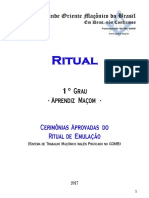 Ritual Emulação - Grau 1