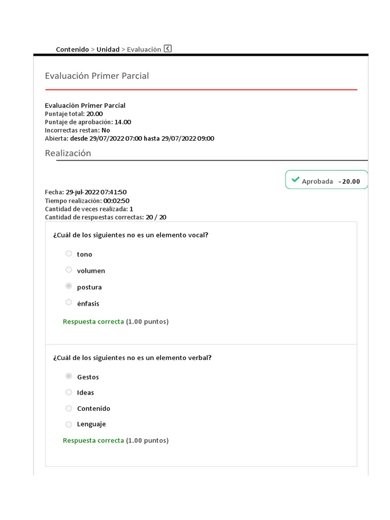 Evaluación Primer Parcial de Comunicación | PDF | Crecimiento personal ...