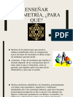 Enseñar Geometría J ¿Para Qué