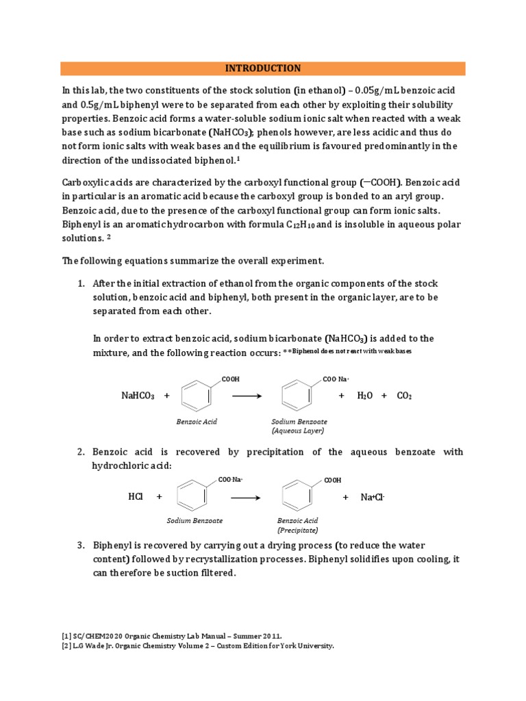 Experiment 7 - Introduction To Organic Functional Groups II | PDF